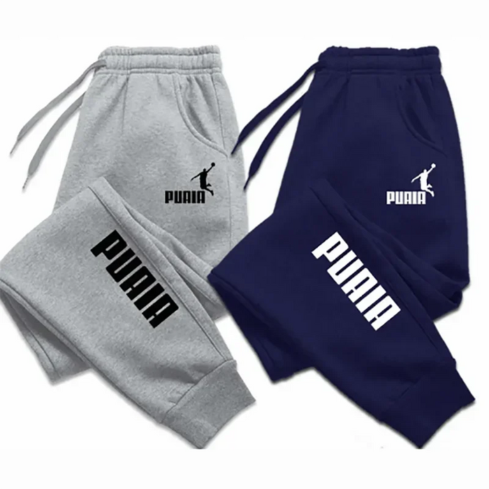 Men's Relaxed-Fit Printed Pants