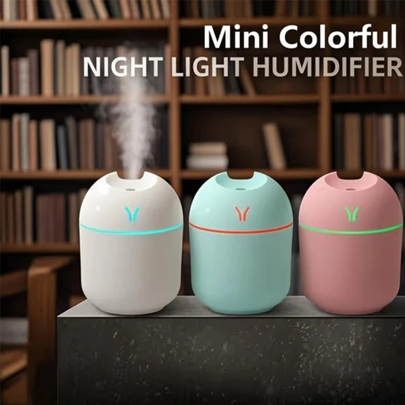 1pc Compact Portable Humidifier for Fine Moisture – Professional Quality Essential Oil Diffuser for Home and Travel