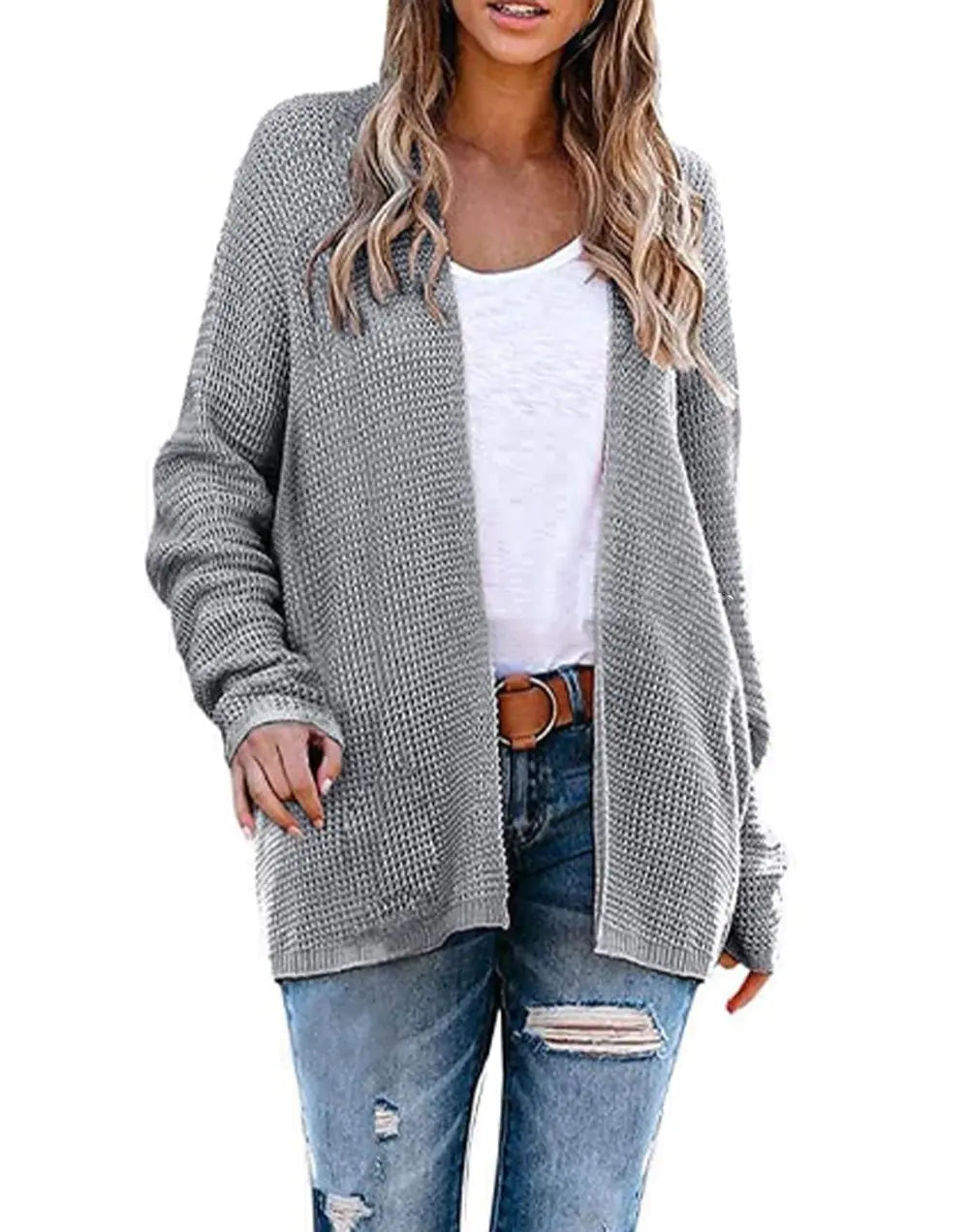 Women's Relaxed-Fit Knit Cardigan