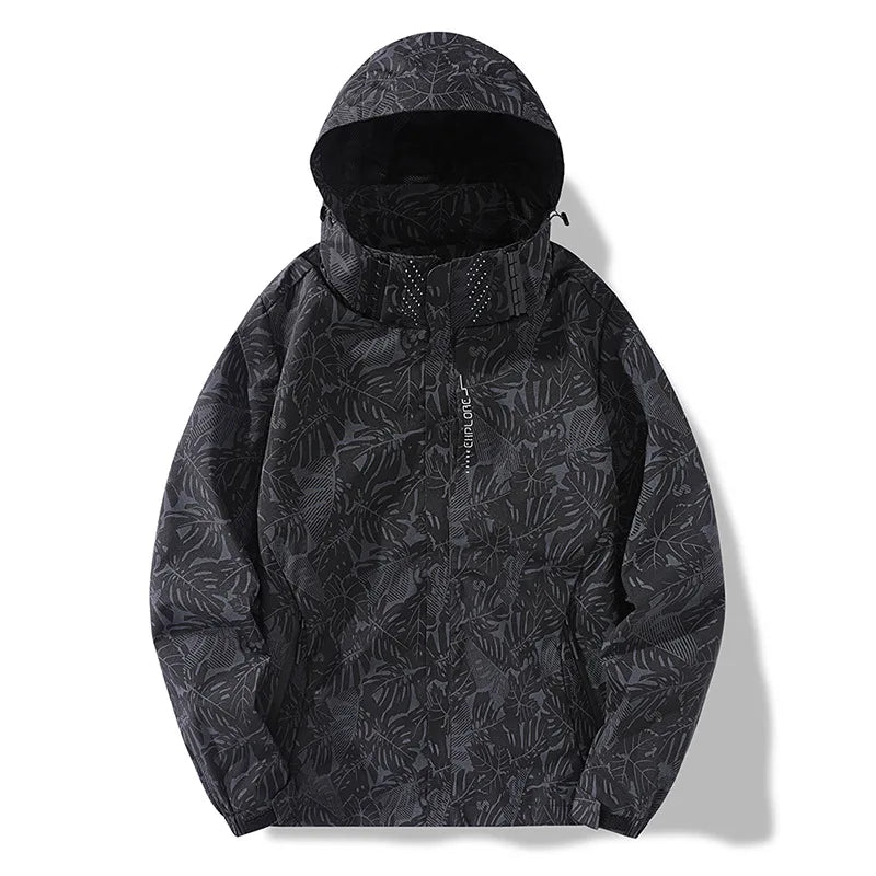 Autumn Men's Mountain Ski Jackets Outdoor Windbreaker Hiking Hooded Coats for Men Climbing Waterproof Jackets Raincoat Clothing