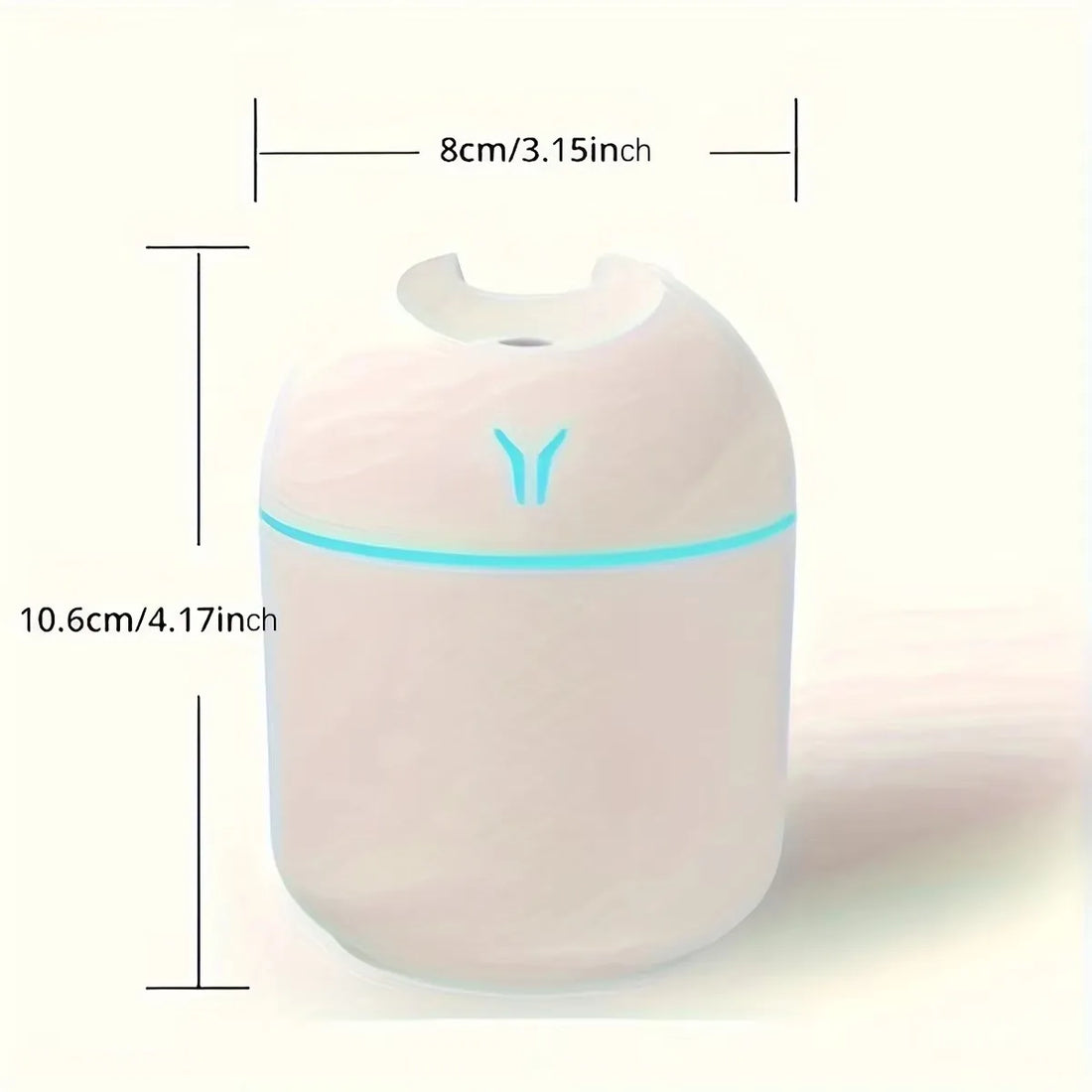 1pc Compact Portable Humidifier for Fine Moisture – Professional Quality Essential Oil Diffuser for Home and Travel