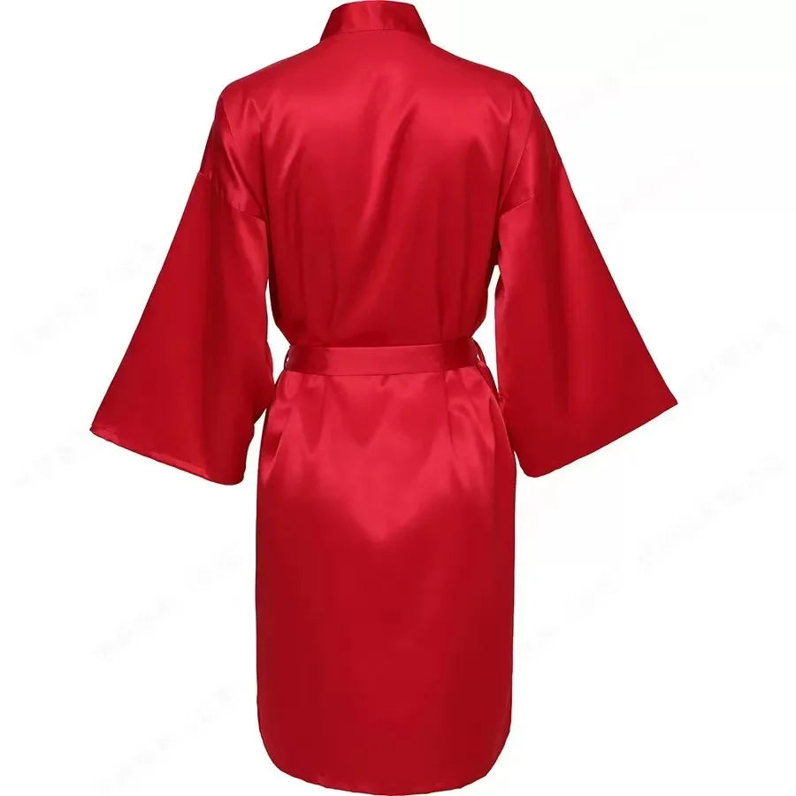 Personalized Name Bridesmaid Robes Bride Gift Bride Robe Gift Satin Robe Bride Dressing Gown Bridal Party Robes Wedding Robe