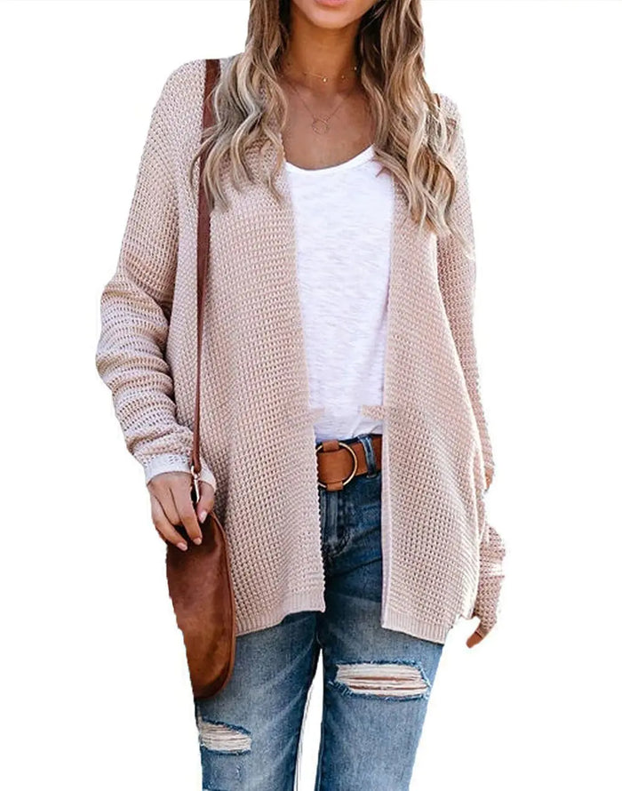 Women's Relaxed-Fit Knit Cardigan