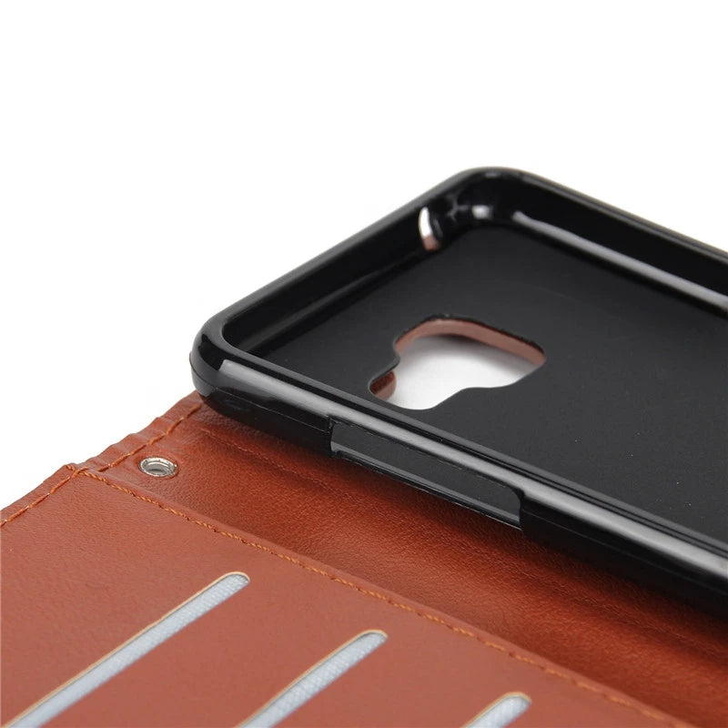 for Samsung Galaxy A5 2017 Leather Case on for Samsung A3 A5 A7 2017 J3 J5 2016 Cover Classic Flip Wallet Phone Cases Women Men