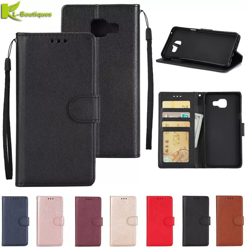 for Samsung Galaxy A5 2017 Leather Case on for Samsung A3 A5 A7 2017 J3 J5 2016 Cover Classic Flip Wallet Phone Cases Women Men