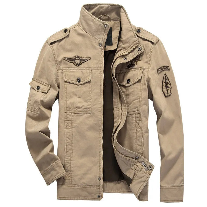 6XL Men Jacket Jeans Military Army soldier Outerwear Cotton Male Brand Clothing 2023 Spring Autumn Mens Bomber jackets