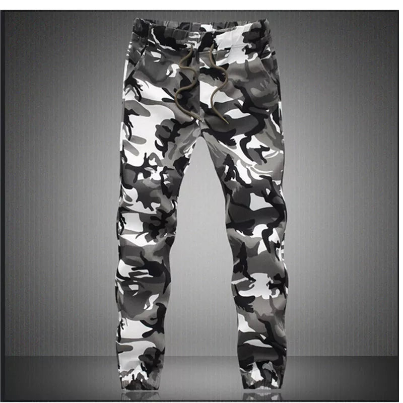 Camouflage Military Jogger Pants Men 2023 Pure Cotton Mens Spring Autumn Pencil Harem Pant Men Comfortable Trousers Camo Joggers