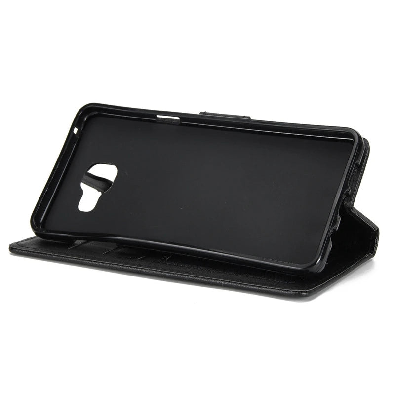 for Samsung Galaxy A5 2017 Leather Case on for Samsung A3 A5 A7 2017 J3 J5 2016 Cover Classic Flip Wallet Phone Cases Women Men