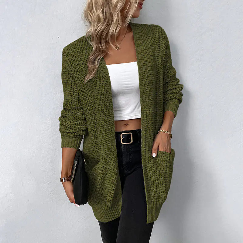 Women's Relaxed-Fit Knit Cardigan