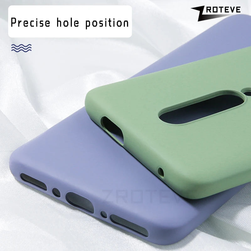 One plus 7 Pro Case ZROTEVE Liquid Silicone Soft Cover For Oneplus 8 7 7T Pro 6 6T One plus 8T Oneplus7 Oneplus8 Phone Cases
