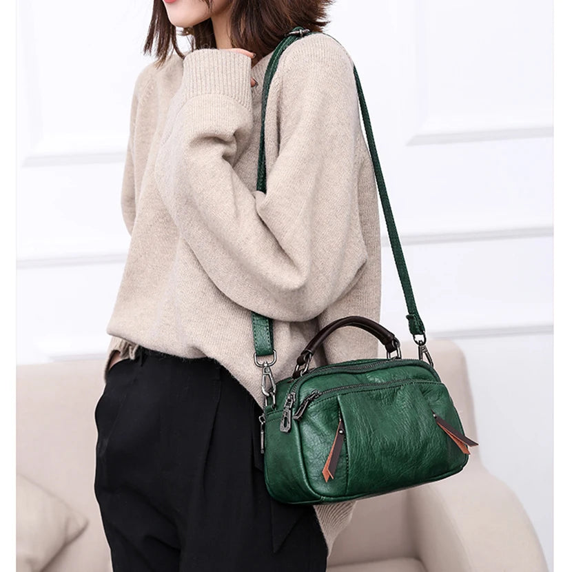 Luxury Women Handbags Designer Brand Leather Shoulder Bag Female Fashion Crossbody Bags for Women Clutch Purse Sac A Main 2019