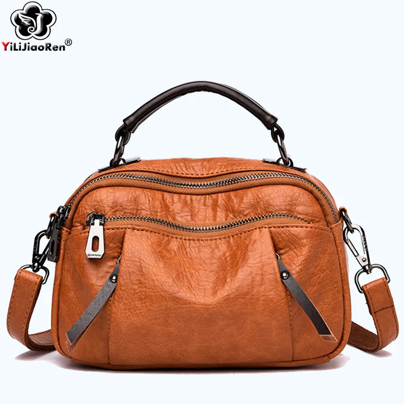 Luxury Women Handbags Designer Brand Leather Shoulder Bag Female Fashion Crossbody Bags for Women Clutch Purse Sac A Main 2019