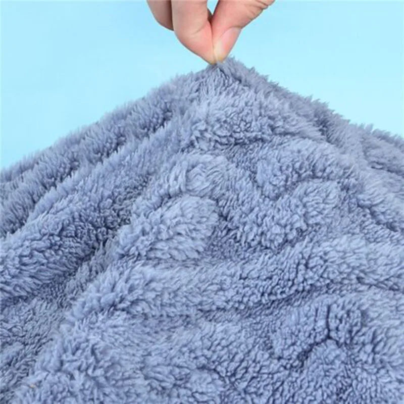 Winter Women'S New Warm Coral Velvet Pajamas Soft Thickened Round Neck Top  Pants Casual Wear Couple Versatile Home Furnishings