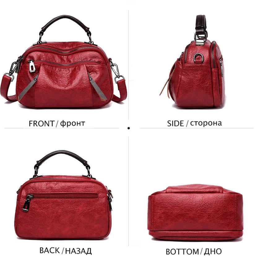 Luxury Women Handbags Designer Brand Leather Shoulder Bag Female Fashion Crossbody Bags for Women Clutch Purse Sac A Main 2019