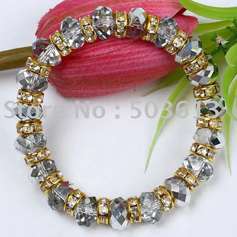 Fashion New Crsytal Stretchy Women's Copper Accessory Elastic Bracelets About 18CM One piece gcb1009