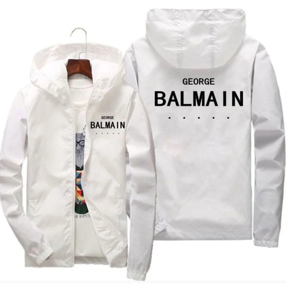 Men's and women's summer thin sunscreen jacket hooded loose casual outerwear anti-ultraviolet breathable quick-drying clothing