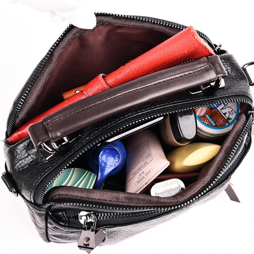 Luxury Women Handbags Designer Brand Leather Shoulder Bag Female Fashion Crossbody Bags for Women Clutch Purse Sac A Main 2019
