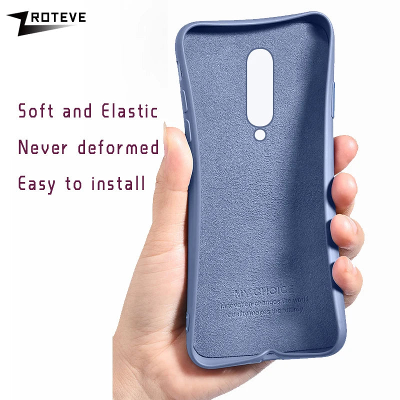 One plus 7 Pro Case ZROTEVE Liquid Silicone Soft Cover For Oneplus 8 7 7T Pro 6 6T One plus 8T Oneplus7 Oneplus8 Phone Cases