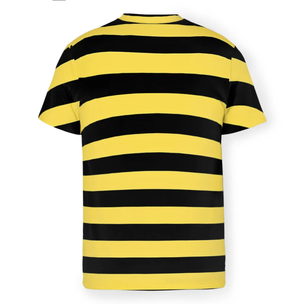 Color Polyester TShirts Me Before You Black And Yellow Stripes Personalize Men's Thin T Shirt Hipster Tops