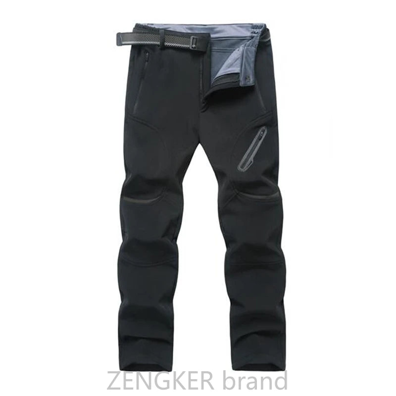 Spring Winter plus size casual pants male thick waterproof trousers sandtroopers big size soft shell pants male 9XL 8XL 7XL