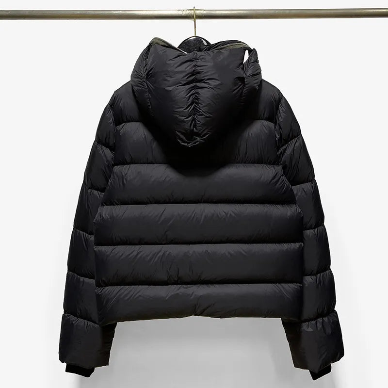 Popular Men's Down Coats Rick Women's Windbreaker Winter Warm Down Jacket Owens Zipper Techwear Men's Clothing