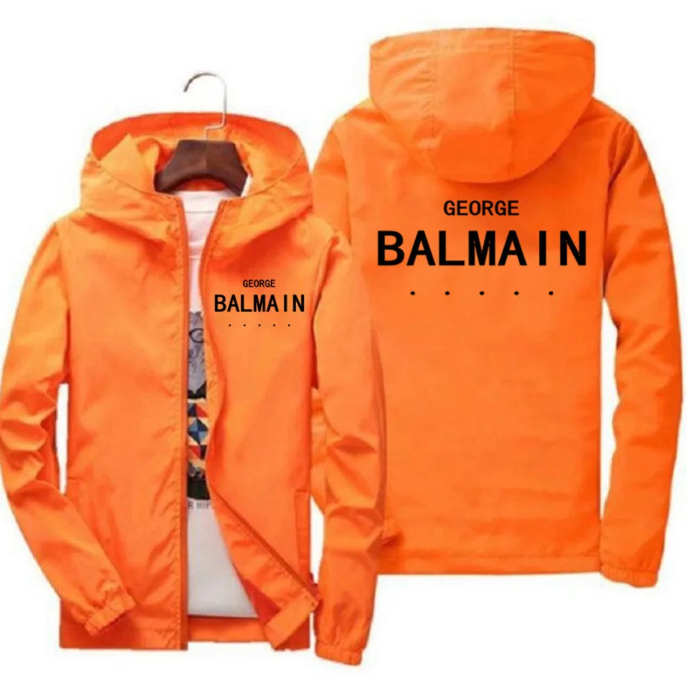 Men's and women's summer thin sunscreen jacket hooded loose casual outerwear anti-ultraviolet breathable quick-drying clothing