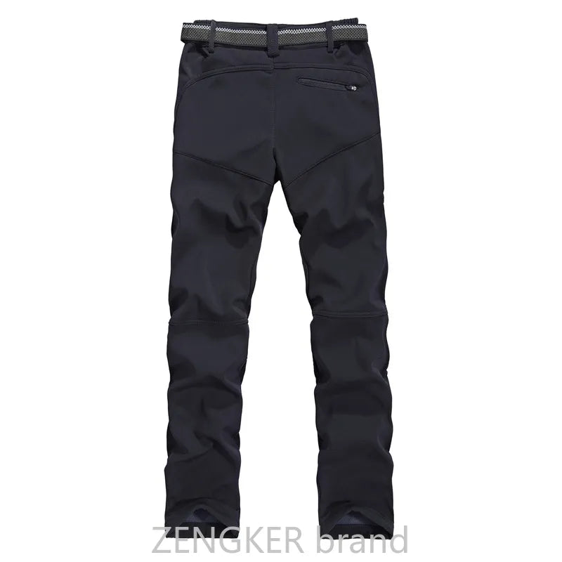 Spring Winter plus size casual pants male thick waterproof trousers sandtroopers big size soft shell pants male 9XL 8XL 7XL