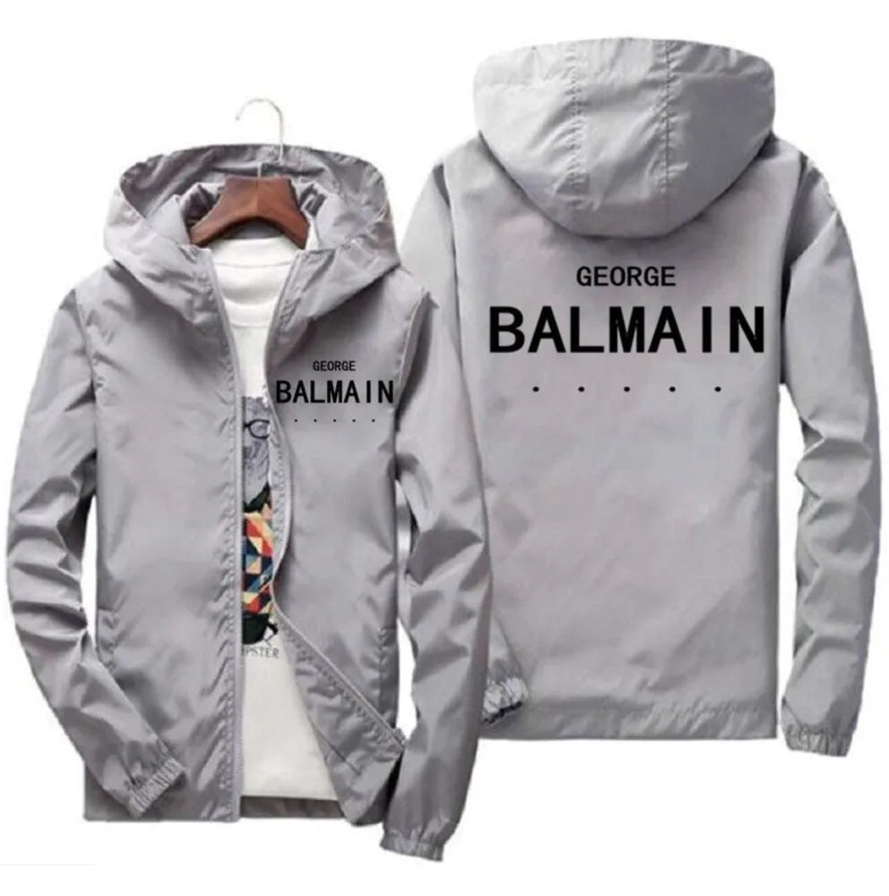 Men's and women's summer thin sunscreen jacket hooded loose casual outerwear anti-ultraviolet breathable quick-drying clothing