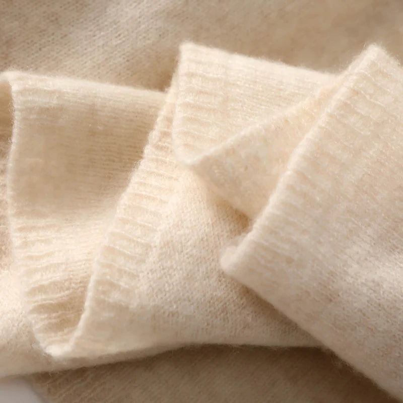 KOIJINSKY New 100% Cashmere Women's Knitted Scarf Autumn Soft Solid Scarf Winter Warm Solid Men's Scarf