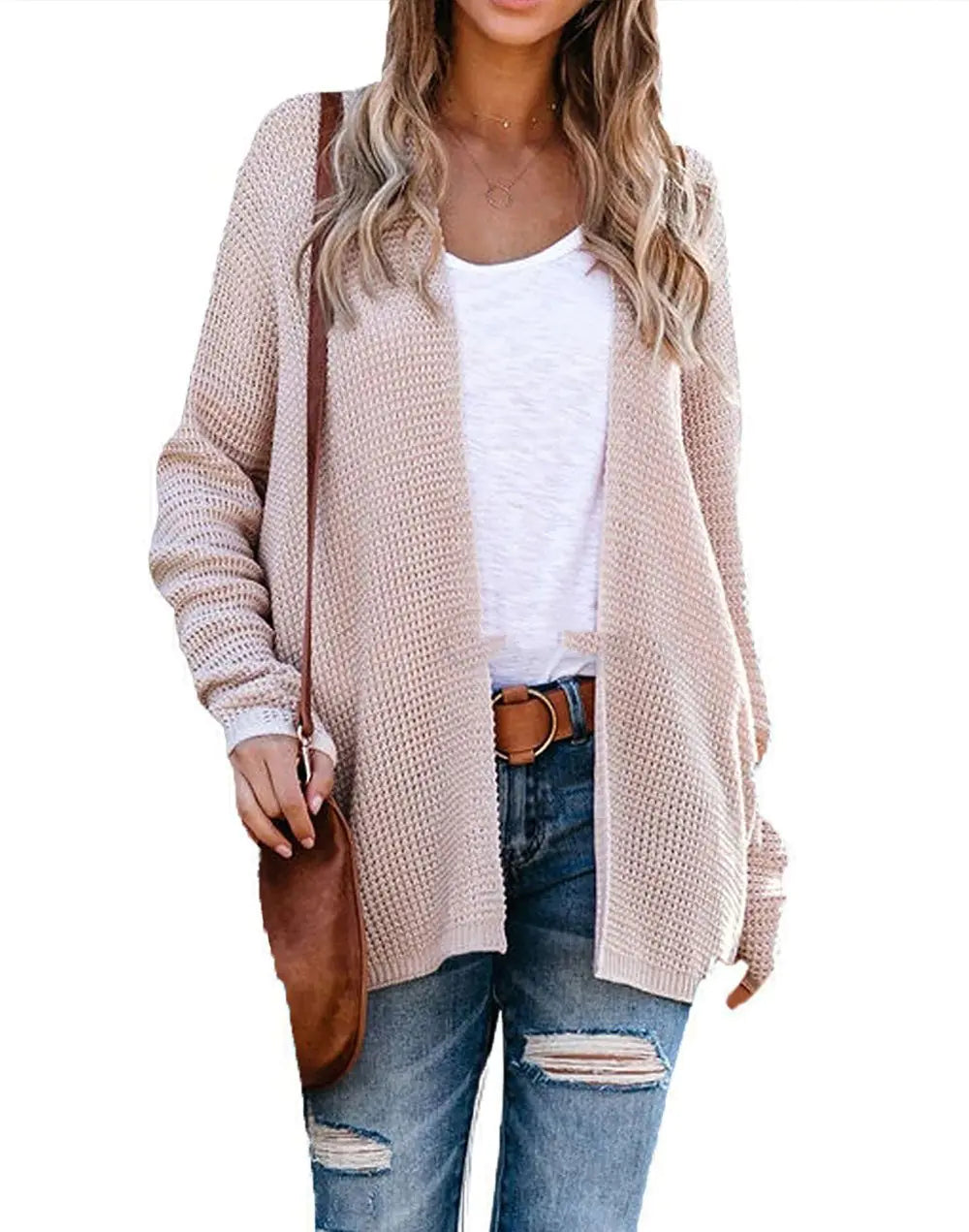 Women's Relaxed-Fit Knit Cardigan