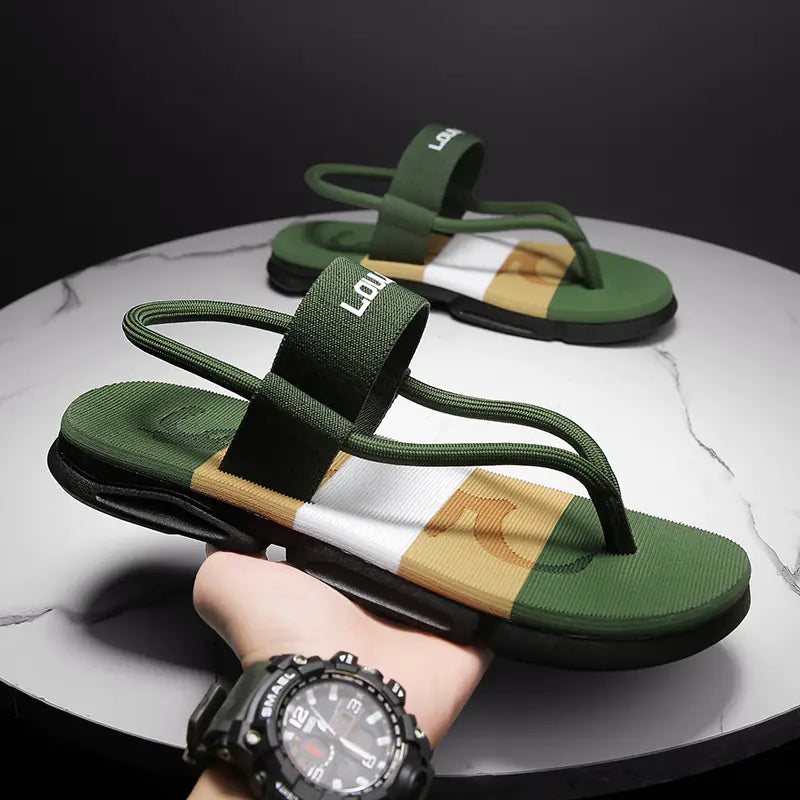 Men's Outdoor Sport Flip Flops - Comfortable Casual Sandals