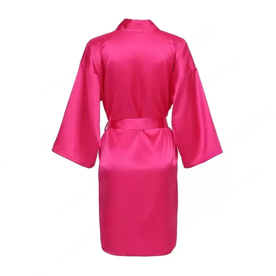 Personalized Name Bridesmaid Robes Bride Gift Bride Robe Gift Satin Robe Bride Dressing Gown Bridal Party Robes Wedding Robe