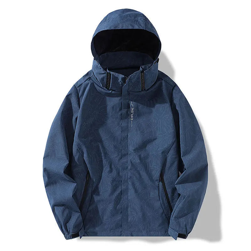 Autumn Men's Mountain Ski Jackets Outdoor Windbreaker Hiking Hooded Coats for Men Climbing Waterproof Jackets Raincoat Clothing