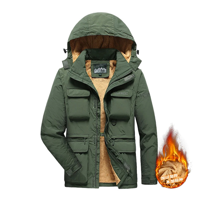 Men's Waterproof Windproof Hooded Jacket