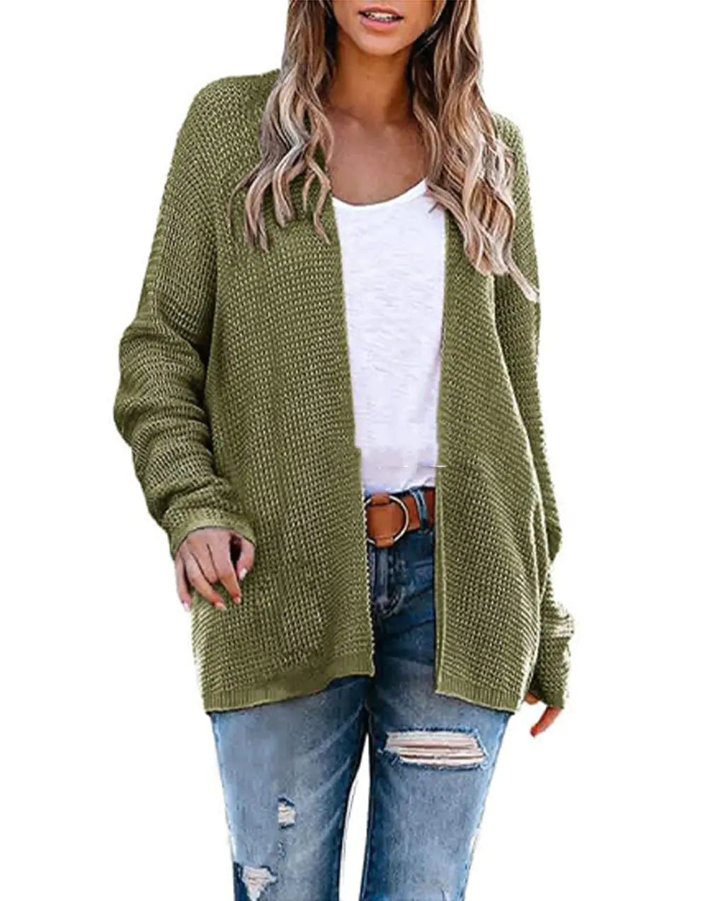 Women's Relaxed-Fit Knit Cardigan