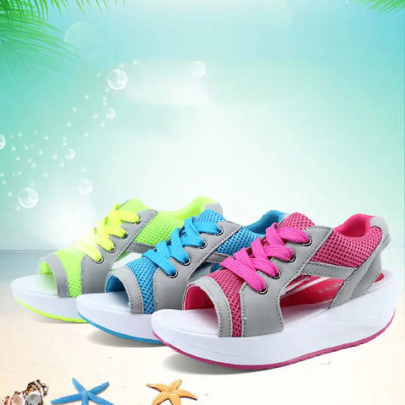 Korean Thick-Soled Beach Rocking Bottom Women's Sandals