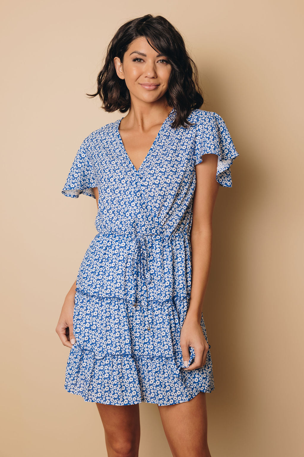 Aries Ruffle Floral Dress