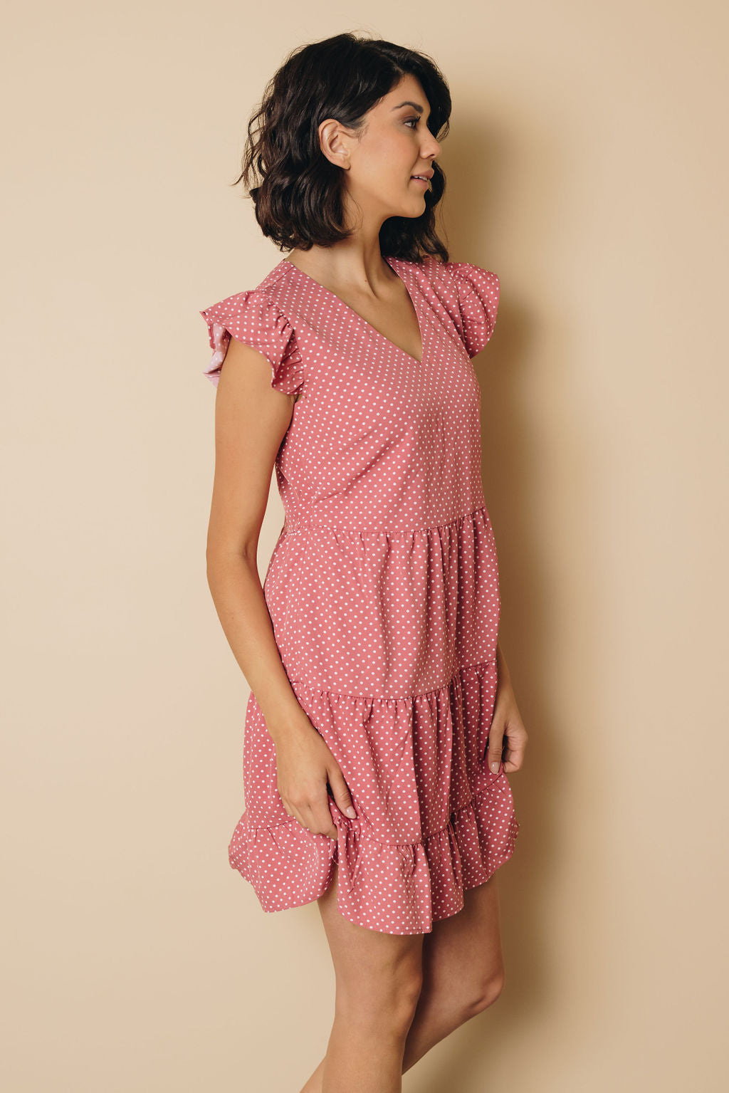Hoyt Swiss Dot Midi Dress
