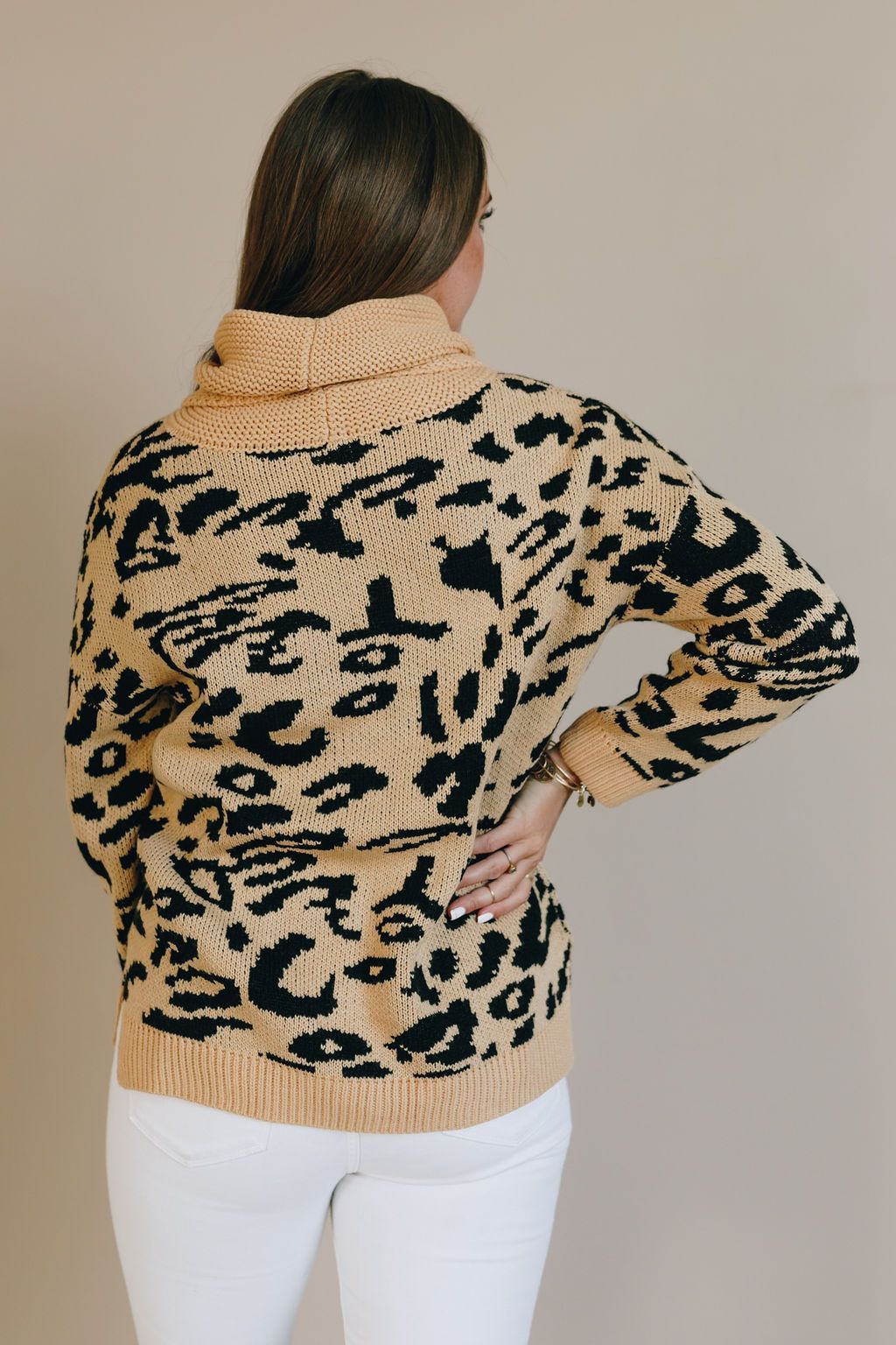 Cozy Cat Leopard Sweater