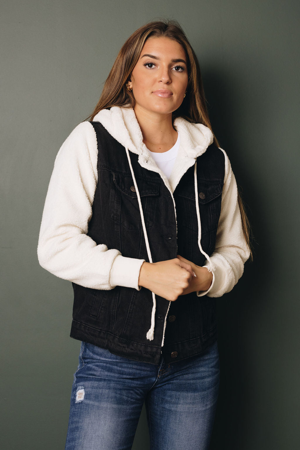 Bonjour Sherpa Denim Jacket