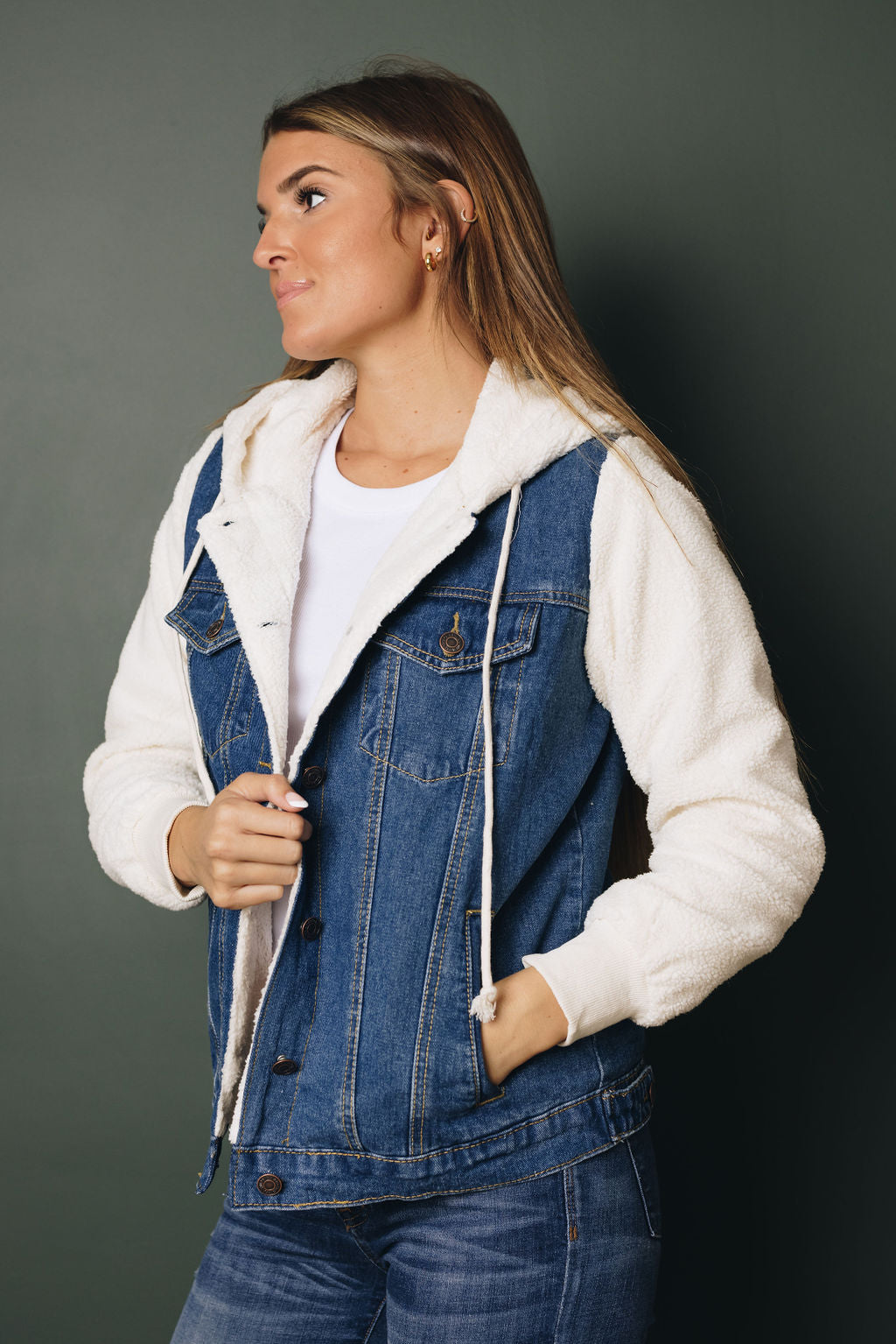 Bonjour Sherpa Denim Jacket