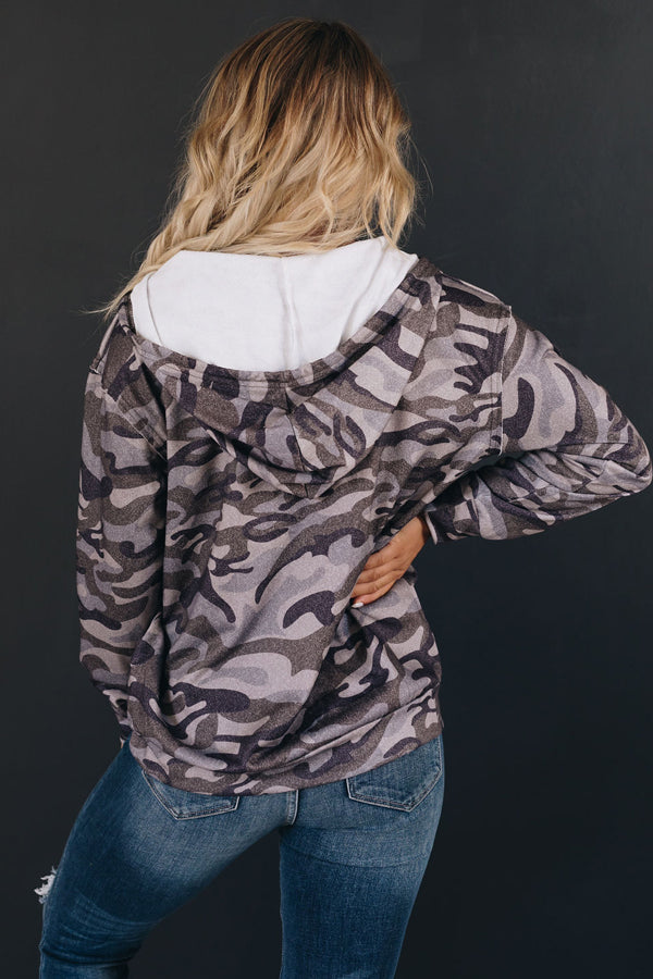 Hansen Camo Zip Up Jacket