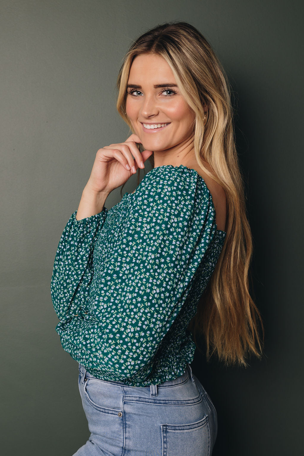 Claudex Floral Top