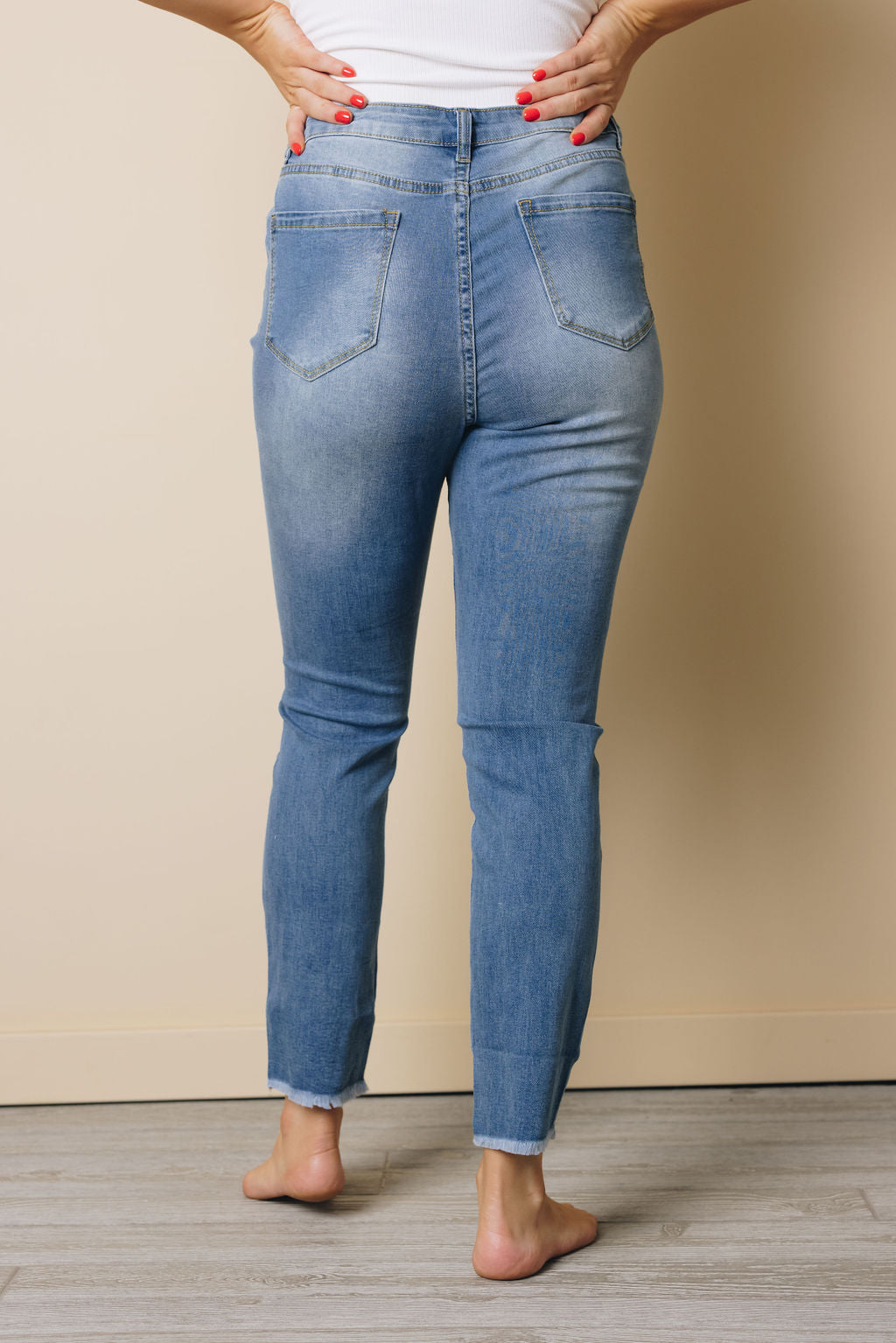 Alita Patchwork Ripped Jeans