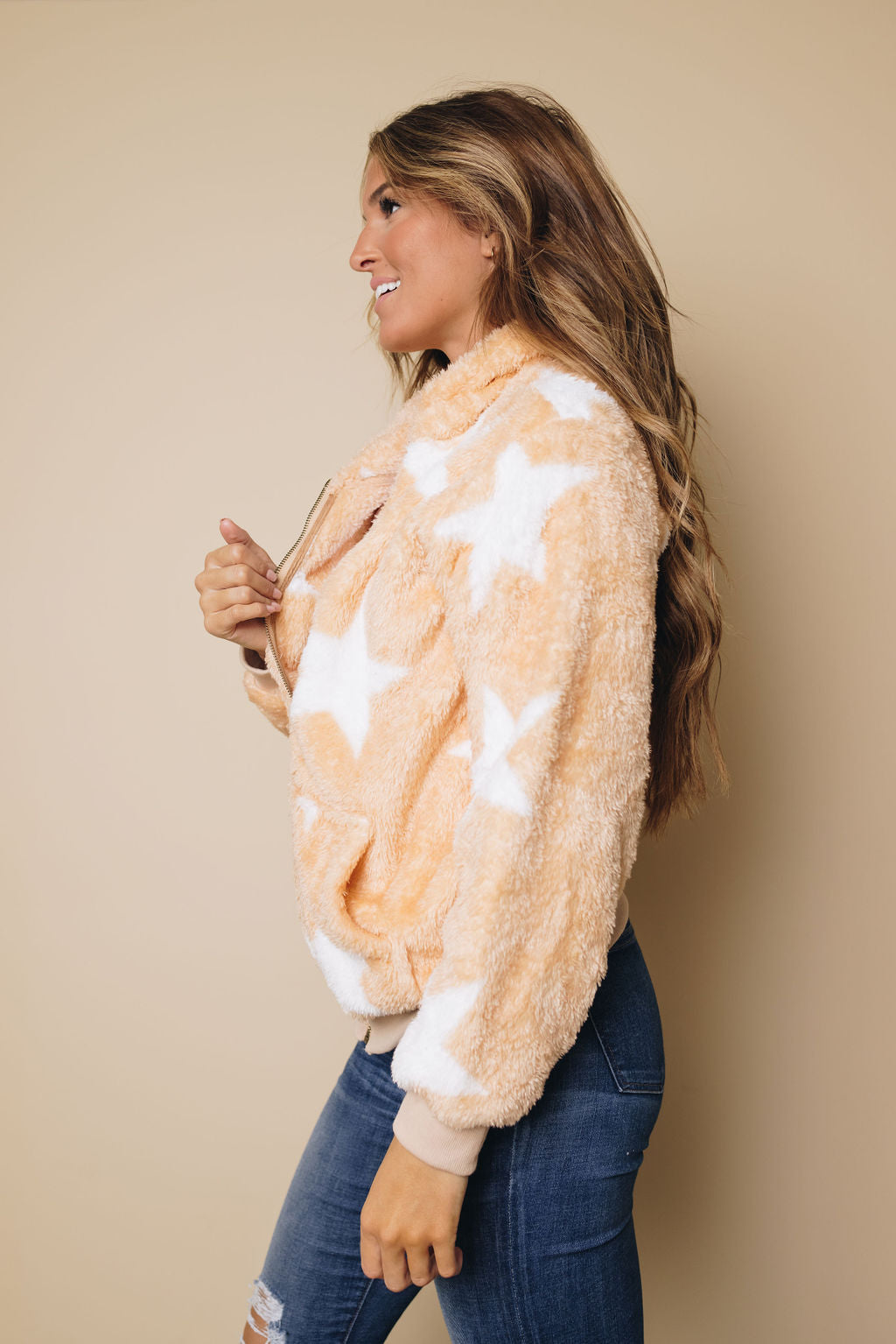 Tamy Fleece Hooded Coat