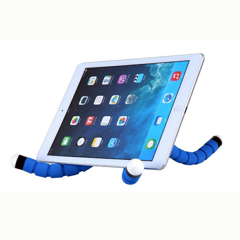 Octopus Mini TriPod Stand Grip Holder Mount Mobile Phones Cameras Holder Gadgets - Blue