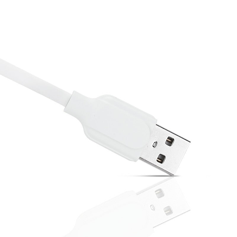 1m Soft TPE Micro USB Android Charging Cable for Samsung Huawei Mobile Phone Android Cellphone - White