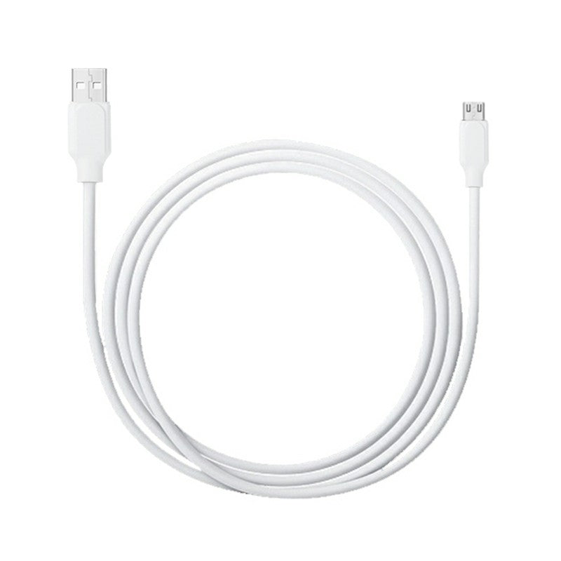 1m Soft TPE Micro USB Android Charging Cable for Samsung Huawei Mobile Phone Android Cellphone - White