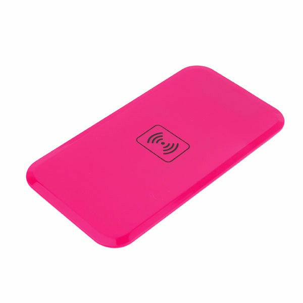 Qi Wireless Charger Transmitter for Qi Standard Mobile Phones - Hot Pink