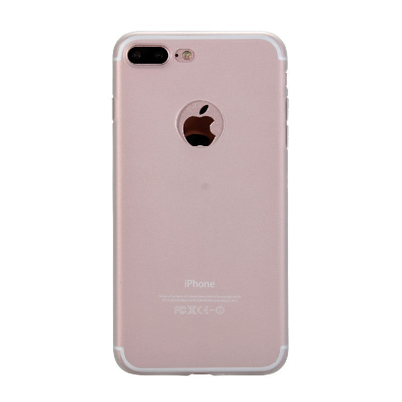 Fashion Multiple Color Soft TPU Phone Cover Case for iPhone 7 - White